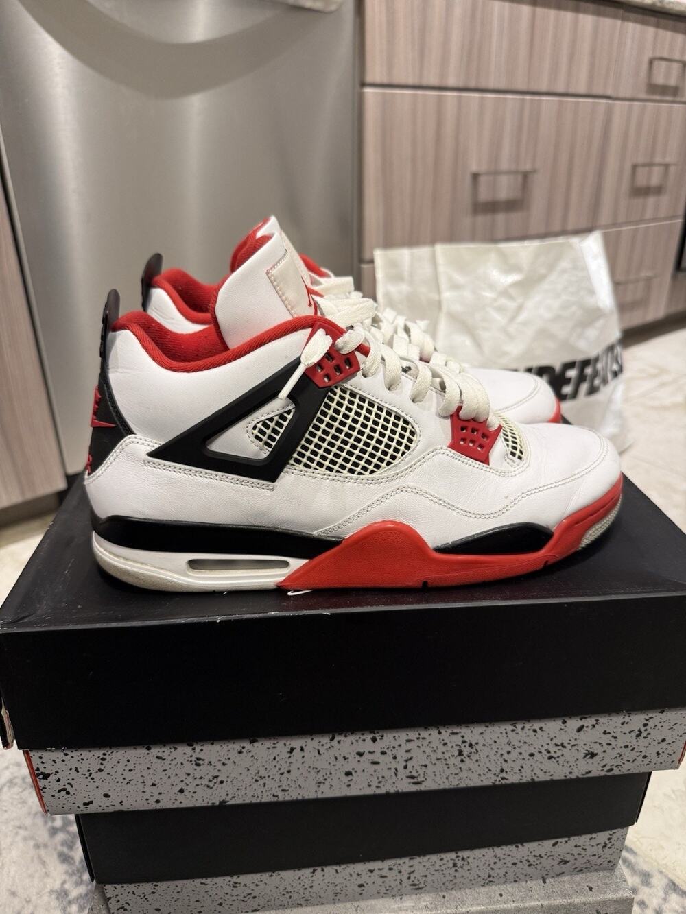 Size 12 - Jordan 4 Retro OG Mid Fire Red